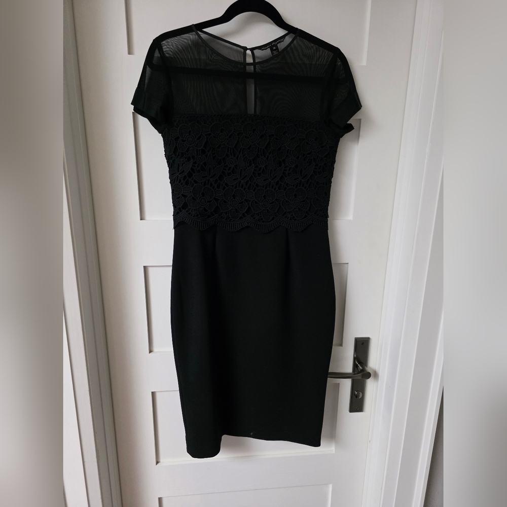 Sandra Angelozzi Black Lace Dress